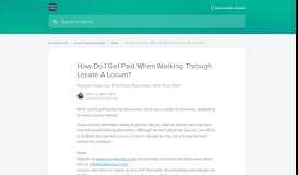 
							         How Do I Get Paid When Working Through Locate A Locum ...								  
							    