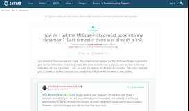 
							         How do I get the McGraw-Hill connect book into ... | Canvas LMS ...								  
							    