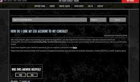 
							         How do I link my ESO account to my console? - Support | The ...								  
							    
