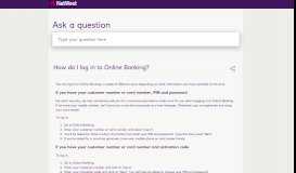 
							         How do I log in to Online Banking? - NatWest								  
							    