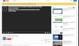 
							         How do I log into my Extranet? - YouTube								  
							    