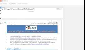 
							         How Do I login to Focus to See My Child's Grades? - studylib.net								  
							    