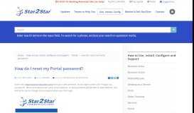 
							         How do I reset my Portal password? | Star2Star Communications ...								  
							    