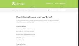 
							         How do I setup Norvado email on a device? – Norvado ...								  
							    