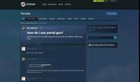 
							         How do i use portal gun? :: Terraria General Discussions								  
							    