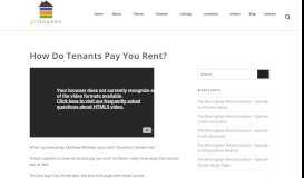 
							         How Do Tenants Pay You Rent? - gkhouses								  
							    