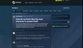 
							         How do we know that the main character is named Chell? :: Portal 2 ...								  
							    
