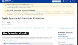 
							         How Do You Get a Permit? - SDCI | seattle.gov								  
							    