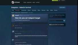 
							         How do you set teleport target :: Empyrion - Galactic Survival ...								  
							    