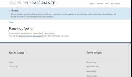 
							         How does the SAQ work? - SupplierAssurance								  
							    
