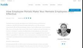 
							         How Employee Portals Make Your Remote Employees More Effective ...								  
							    