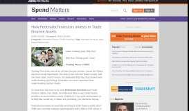 
							         How Federated Investors invests in Trade Finance Assets -								  
							    