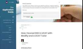 
							         How I Scored 900 with UKCAT Tutors & Medify - Medic Mind								  
							    