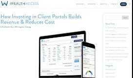 
							         How Investing in Client Portals Builds Revenue & Reduces Cost ...								  
							    