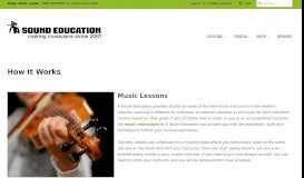 
							         How It Works – A Sound Education Inc								  
							    