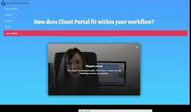 
							         How it works – Client Portal								  
							    