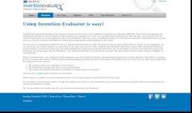 
							         How It Works - Invention Evaluator								  
							    