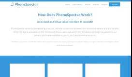 
							         How It Works - PhoneSpector								  
							    