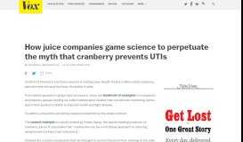 
							         How juice companies game science to perpetuate the myth that ...								  
							    