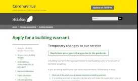 
							         How long does it take to get a building warrant? | Apply for a ...								  
							    