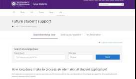 
							         How long does it take to process an international student application ...								  
							    