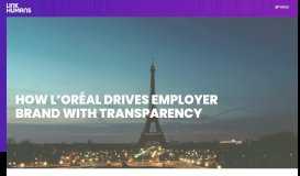 
							         How L'Oréal Drives Employer Brand with Transparency - Link Humans								  
							    