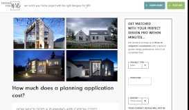 
							         How much does a planning application cost? - Design for Me								  
							    