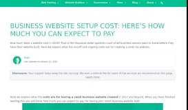 
							         How Much Money Does A Business Website Cost Today? Find Out at ...								  
							    