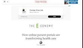
							         How online patient portals are transforming health care - The Week								  
							    