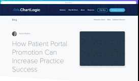 
							         How Patient Portal Promotion Can Increase Practice Success | Patient ...								  
							    
