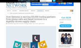 
							         How Siemens is moving 100,000 trading partners from phone calls ...								  
							    