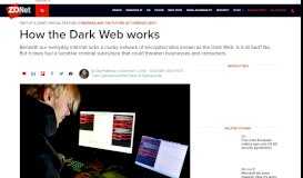 
							         How the Dark Web works | ZDNet								  
							    