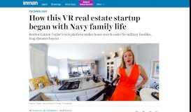 
							         How This VR Real Estate Startup Began With Navy Family Life - Inman								  
							    