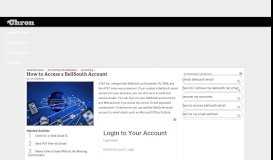 
							         How to Access a BellSouth Account | Chron.com								  
							    