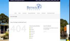 
							         How to access and use the eWorkSpace Parent Portal - Berwick College								  
							    