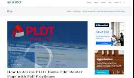 
							         How to Access PLDT Home Fibr Router Page with Full Privileges								  
							    