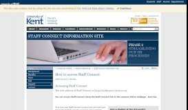 
							         How to access Staff Connect - Staff Connect information site ...								  
							    