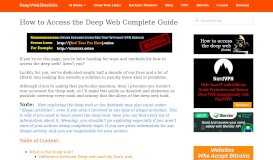
							         How to Access the Deep Web (Dark Web) - Complete Guide								  
							    
