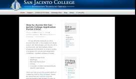 
							         How to: Access the San Jacinto College Application Portal (Citrix ...								  
							    