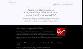 
							         How to access your Blueyonder.co.uk (Blueyonder: Virgin Media ...								  
							    