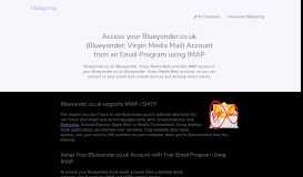 
							         How to access your Blueyonder.co.uk (Blueyonder: Virgin ...								  
							    