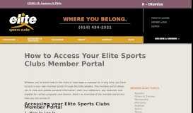 
							         How to Access Your Elite Sports Clubs Member Portal | Elite Sports ...								  
							    