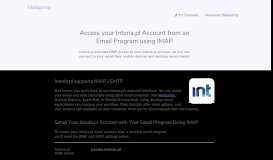 
							         How to access your Interia.pl email account using IMAP								  
							    