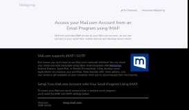 
							         How to access your Mail.com email account using IMAP								  
							    