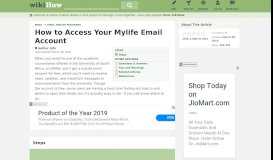
							         How to Access Your Mylife Email Account: 5 Steps (with Pictures)								  
							    
