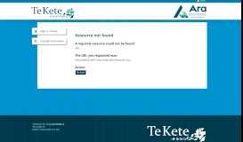 
							         How to access your student portal - Te Kete - Ara								  
							    