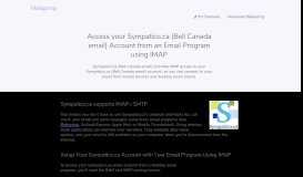 
							         How to access your Sympatico.ca (Bell Canada email) email ...								  
							    