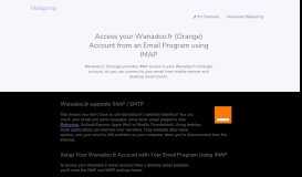 
							         How to access your Wanadoo.fr (Orange) email account using ...								  
							    