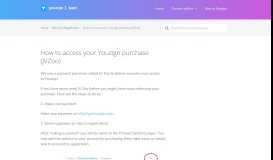 
							         How to access your Youzign purchase (JVZoo) – Knowledgebase								  
							    