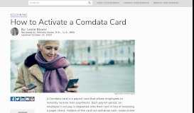 
							         How to Activate a Comdata Card | Bizfluent								  
							    